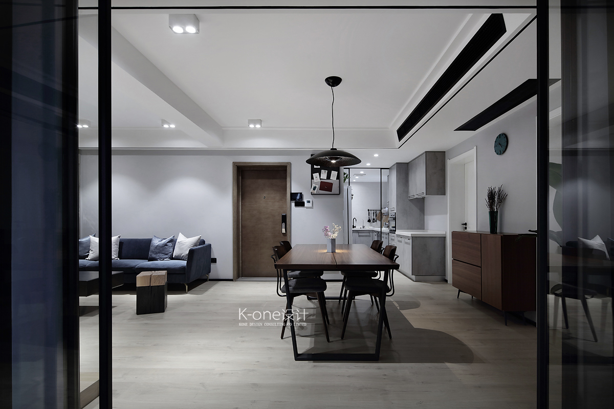 光影之间,现代简约的 141 平米三居室设计-7