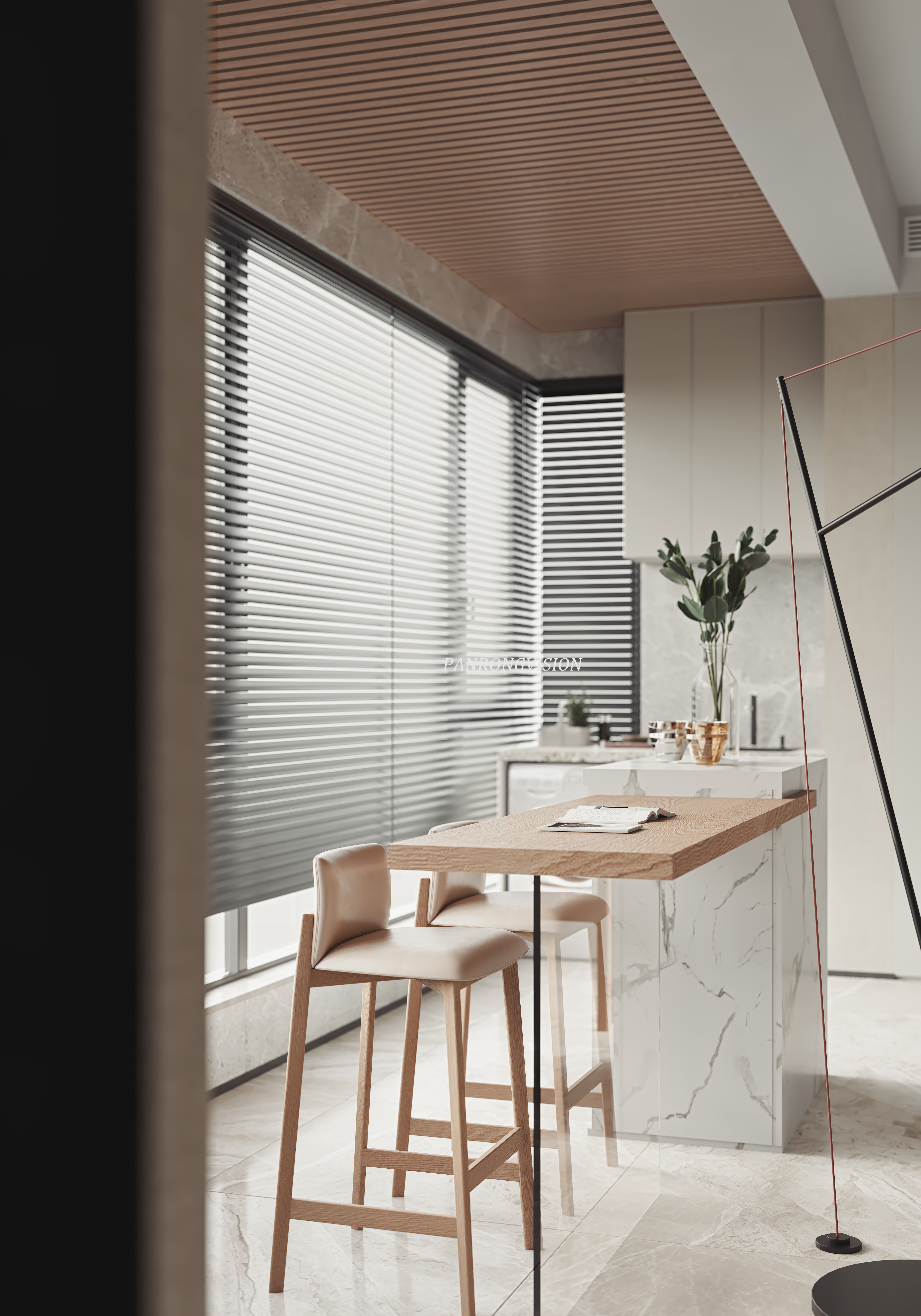 现代侘寂空间 | 3DMAX2019 打造极致美感-10