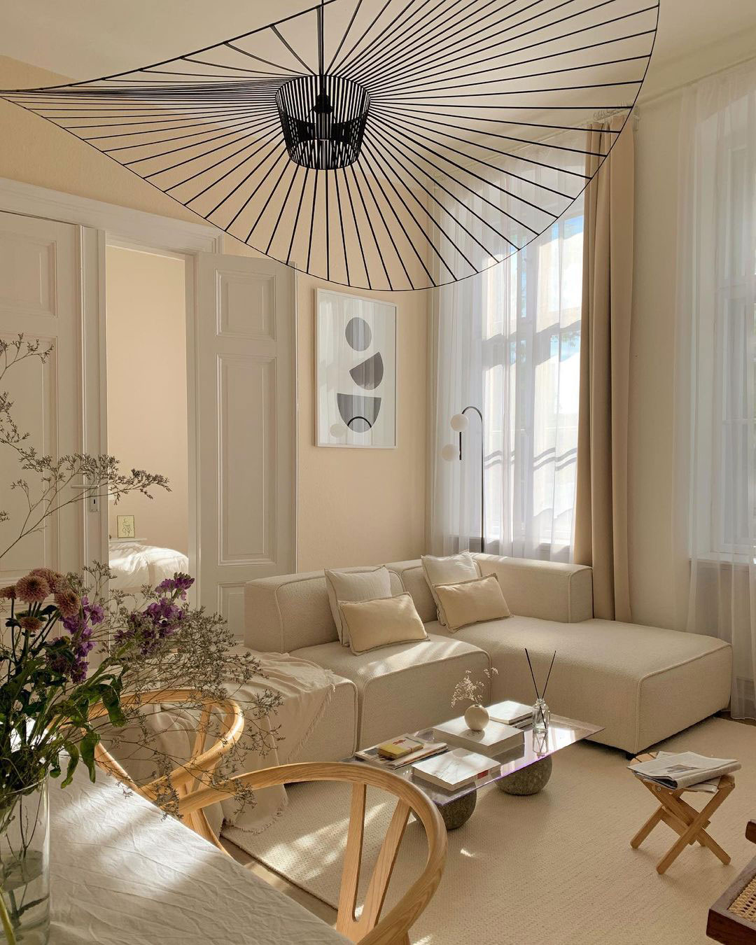 柏林的柔和极简主义:来自 Instagram 的一个舒适公寓-18