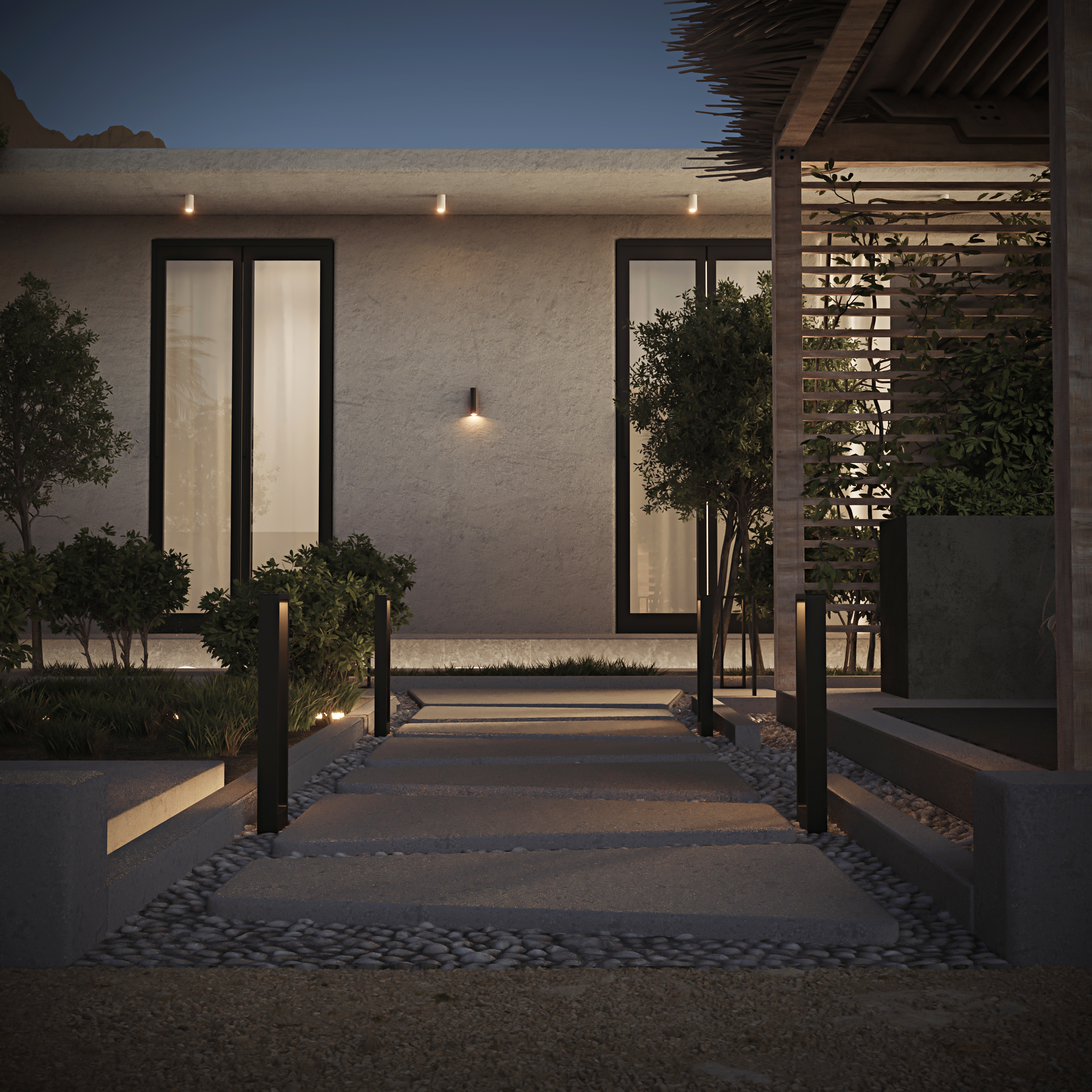 Landscape design (rest small house)-3