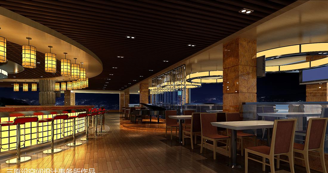 珠海酒楼餐厅——现代中式高端餐饮空间-12