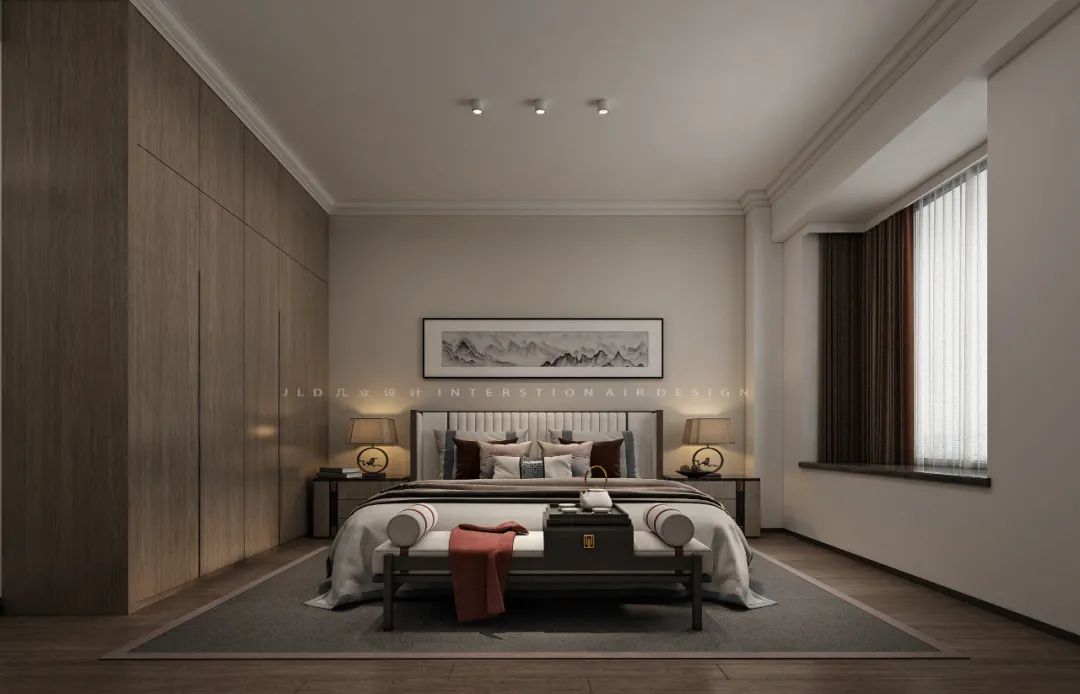 山水之色 · 福建漳州中式奢华卧室设计丨中国漳州丨JLD 设计-22