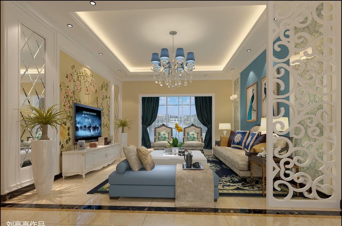 瀑布之恋——简欧风格的清新呈现-8