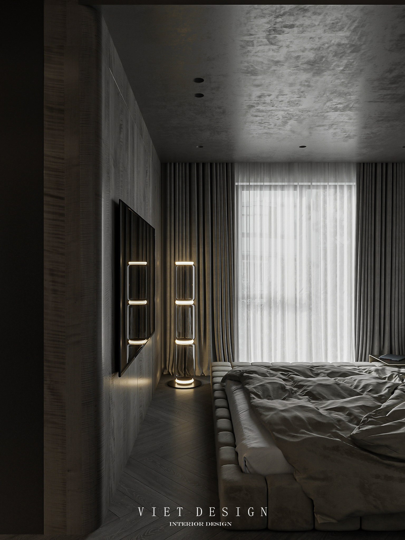 脉纹别墅丨VIET Design-32