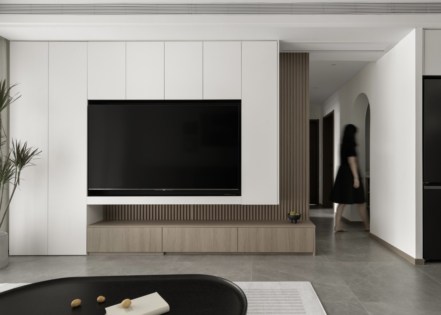 暖色现代风小户型装修案例丨中国重庆丨琢信装饰-4