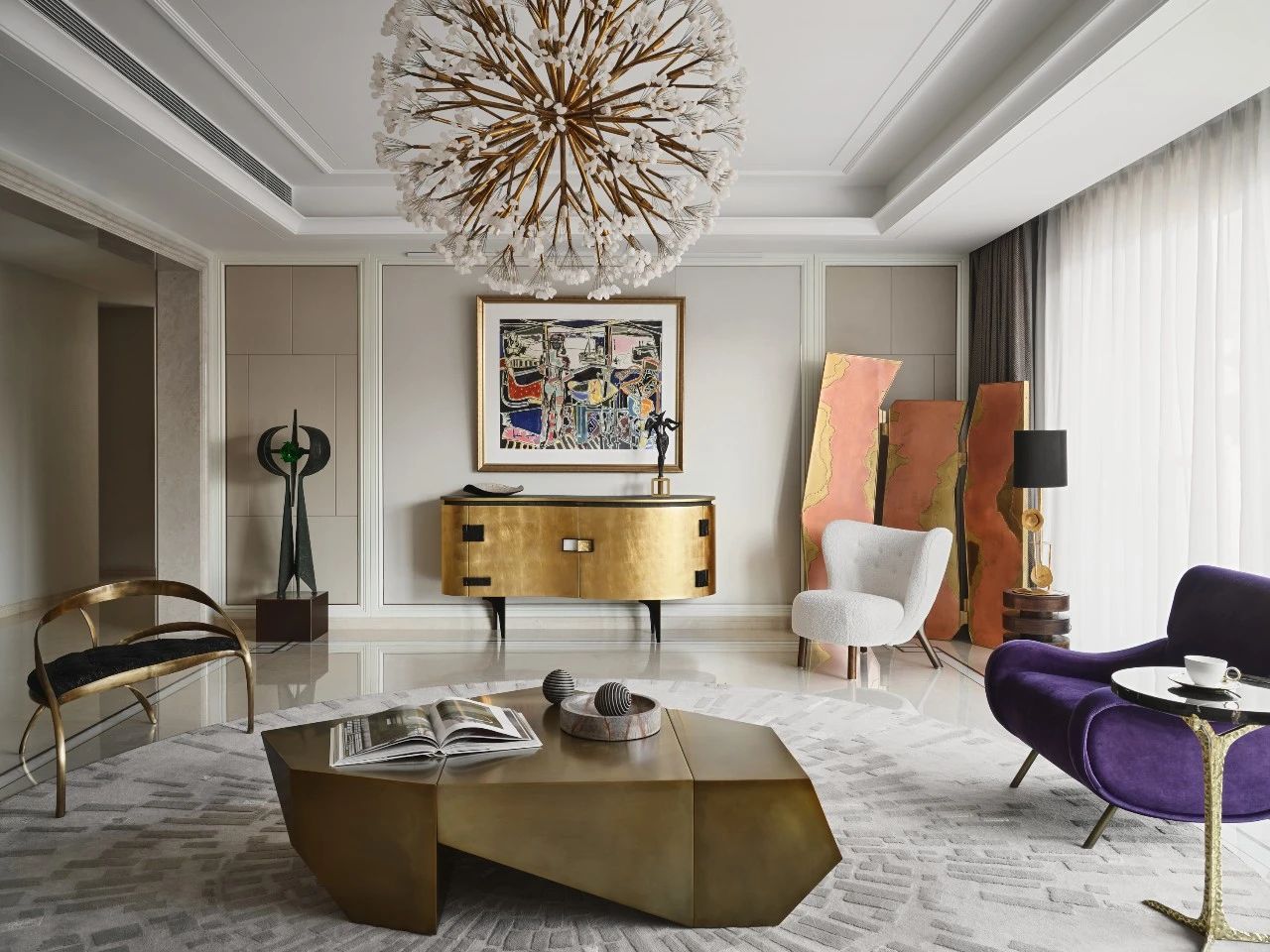 新作丨云锦智建×HWCD 徐汇滨江最新豪宅：云锦东方！-17