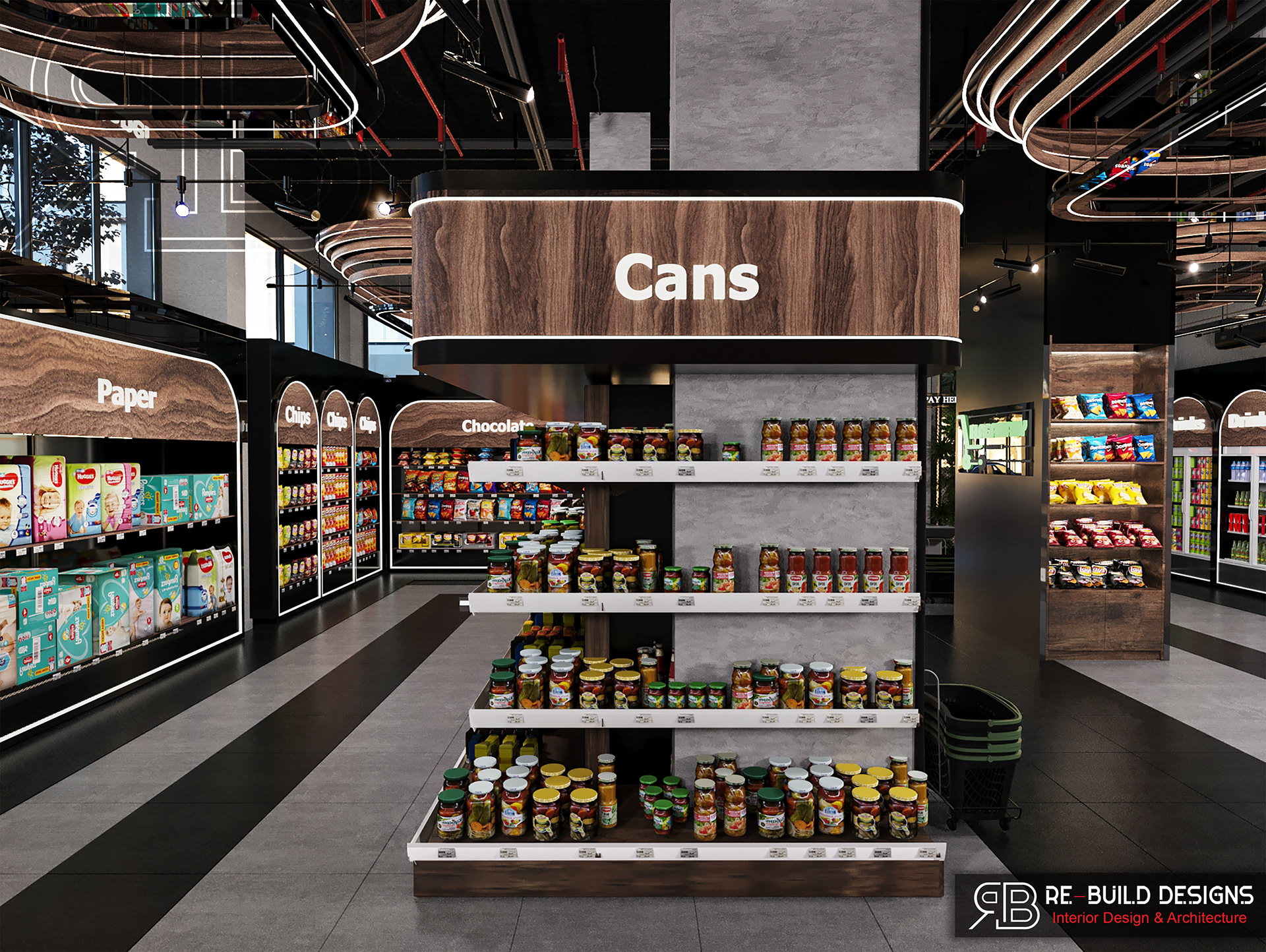 ElAgawany 超市室内设计丨埃及丨ReBuild Designs-10