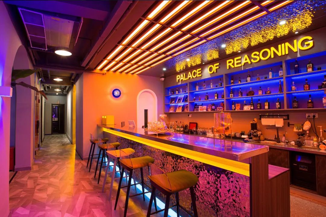 穿越时空的赛博朋克剧本杀馆·连云港 ERROR·404丨中国连云港丨点度空间设计-19