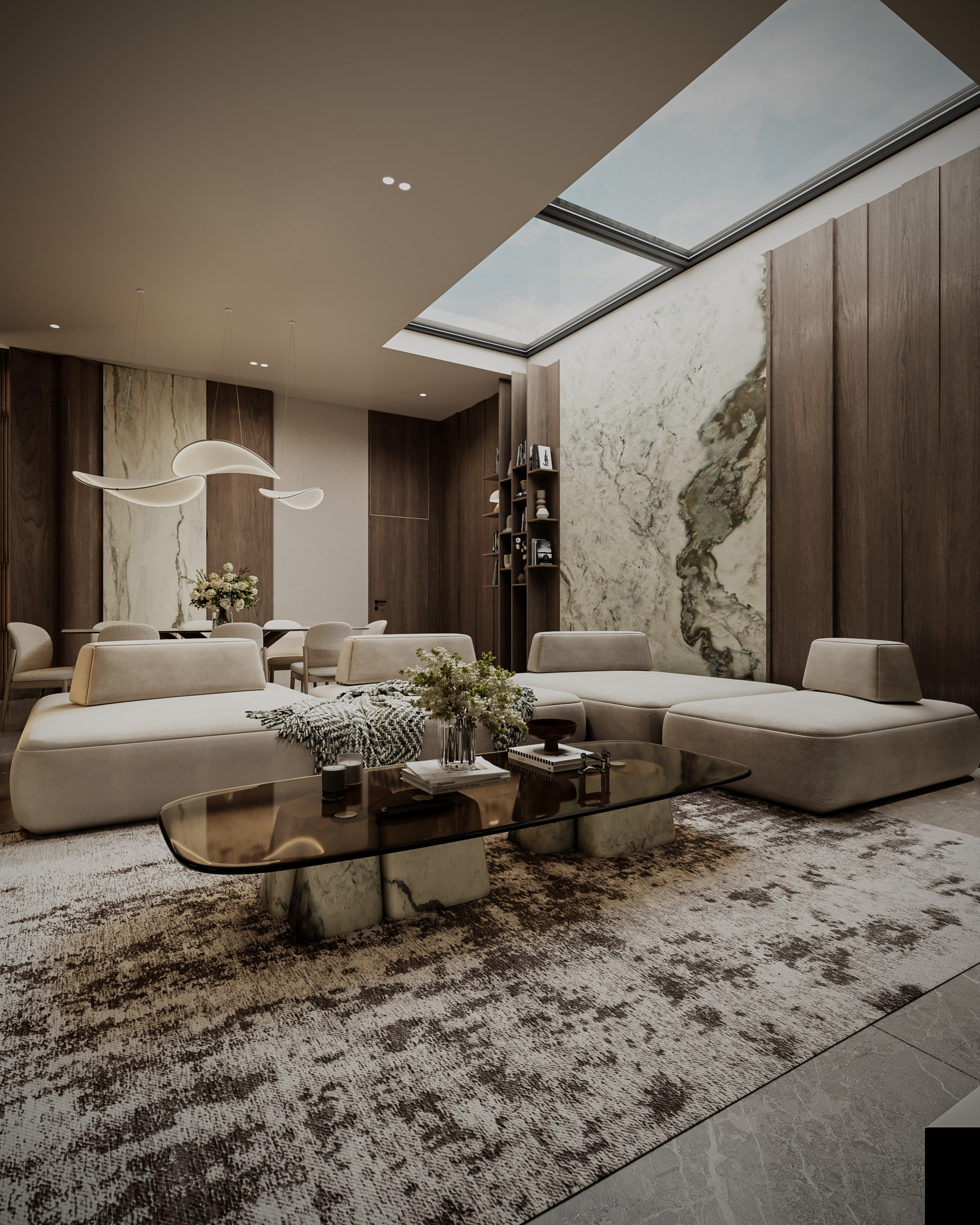 现代客厅与餐厅丨沙特阿拉伯-8