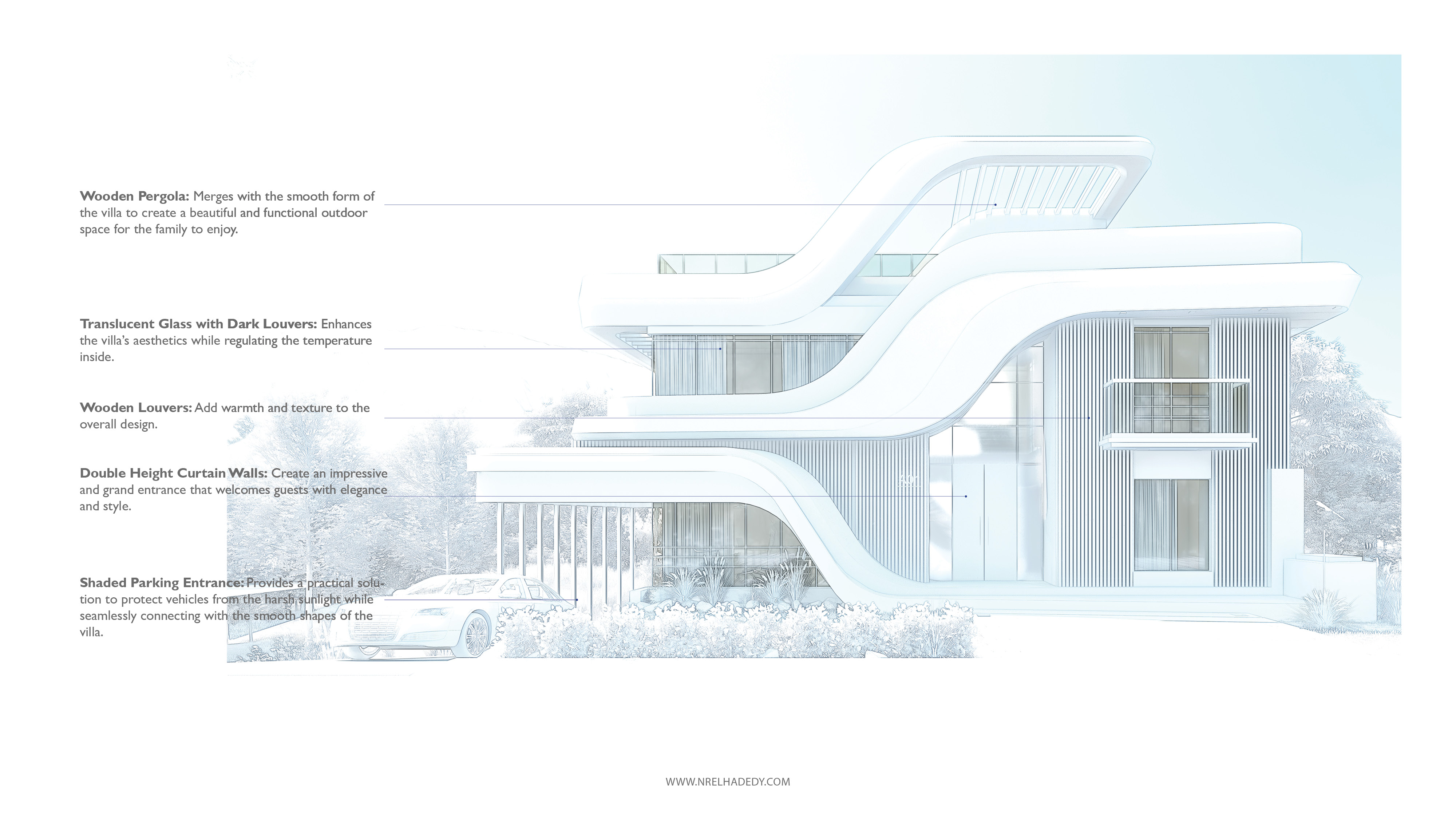 齐德别墅丨NR Elhadedy Architects-12