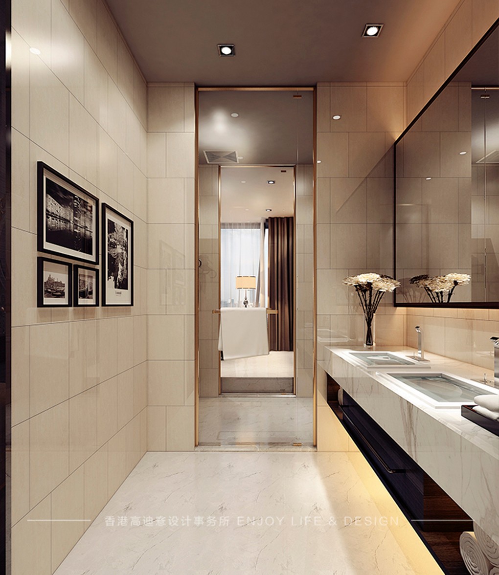 望京绿地中心   375样板间设计-13