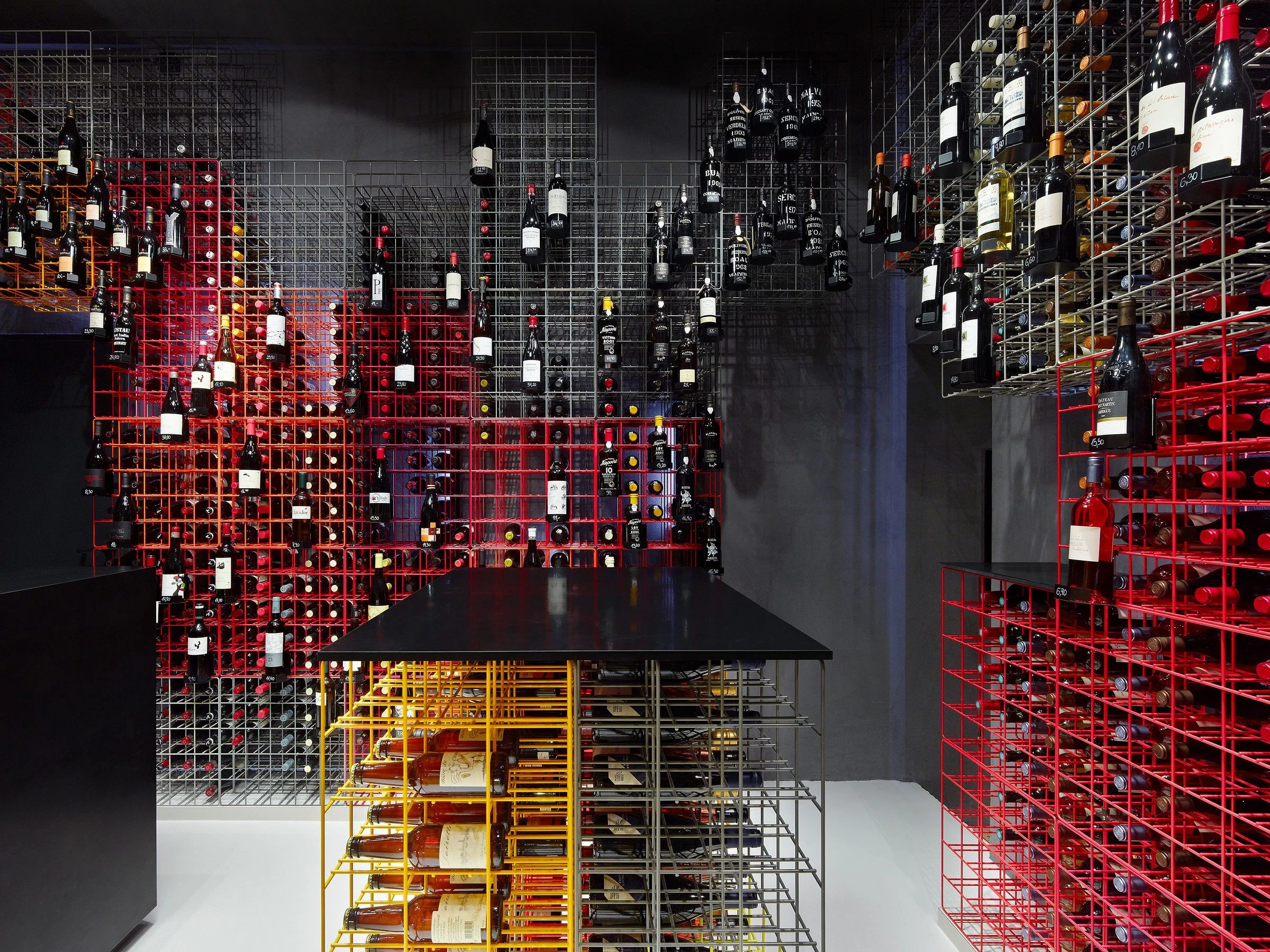 德国现代葡萄酒商店,"网格"创新展示方式-11