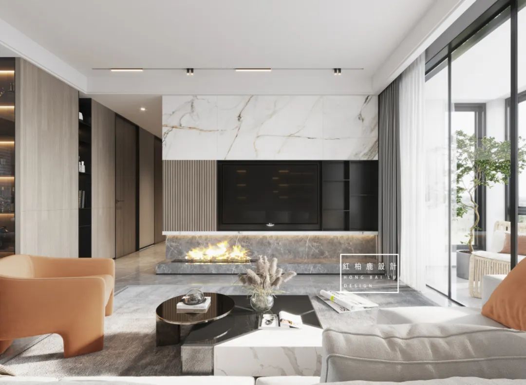 深圳光明天汇城 125㎡私人住宅,意式轻奢与自然共生-10