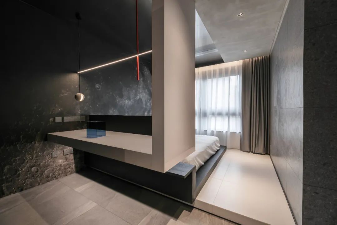 《星际穿越》几何美学,打造单身男业主的精致空间-66