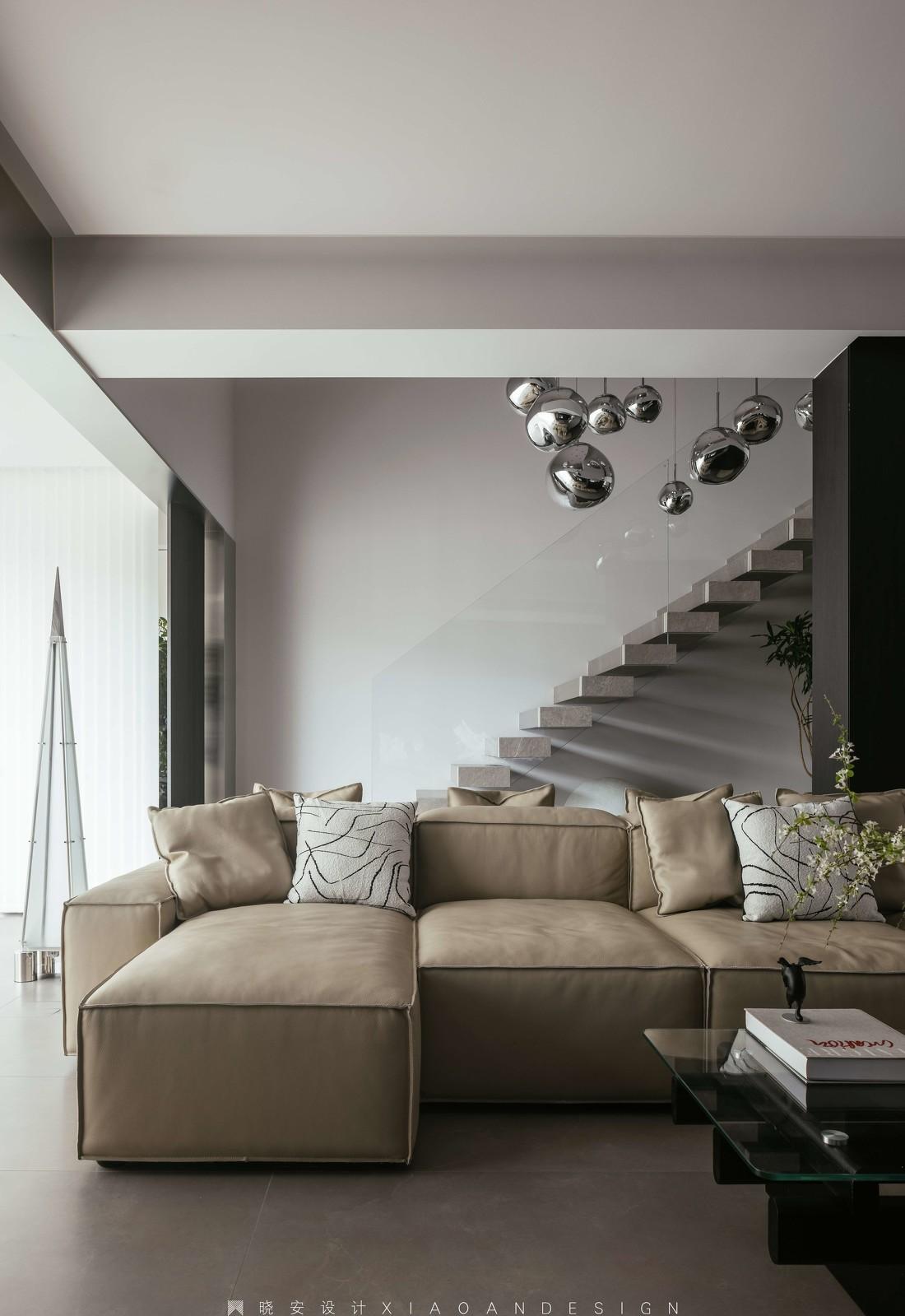 350㎡极简现代住宅-12