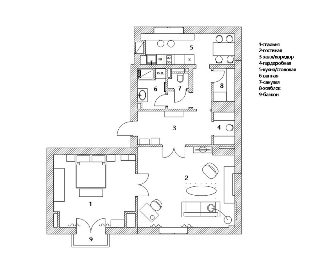 莫斯科历史上的苏联建筑内翻修过的公寓-18