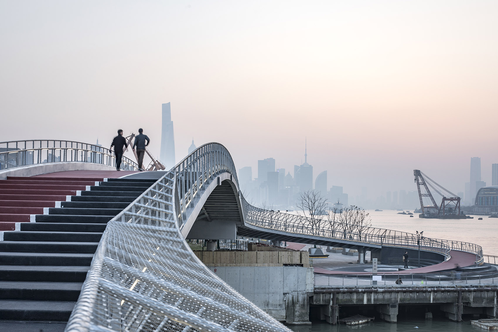 洋泾港步行桥，上海 / 刘宇扬建筑事务所-41