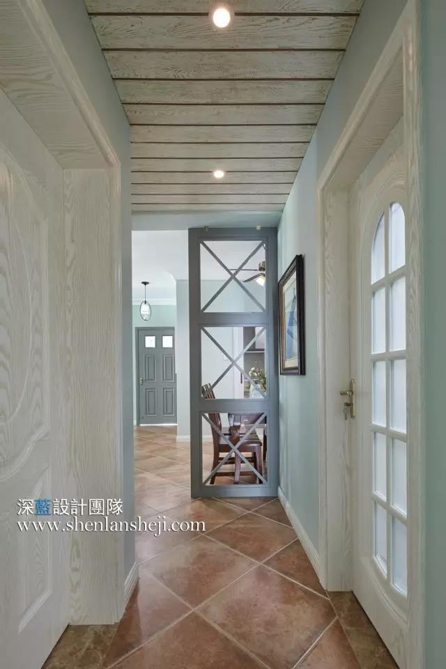 夏日抹茶——120㎡简约美式小清新-38