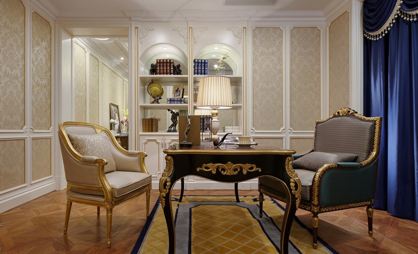 古典与现代融合的洛可可宅 Pin Design致品空间-21