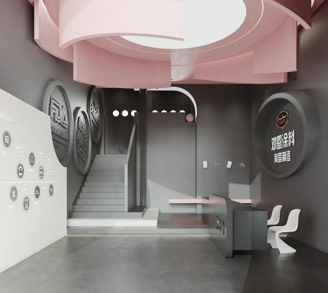 郴州美国邓恩涂料展厅丨中国郴州丨周笙笙全案设计工作室-17