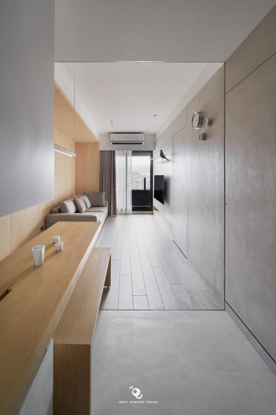 永和简约小户型设计丨虫点子创意设计-12