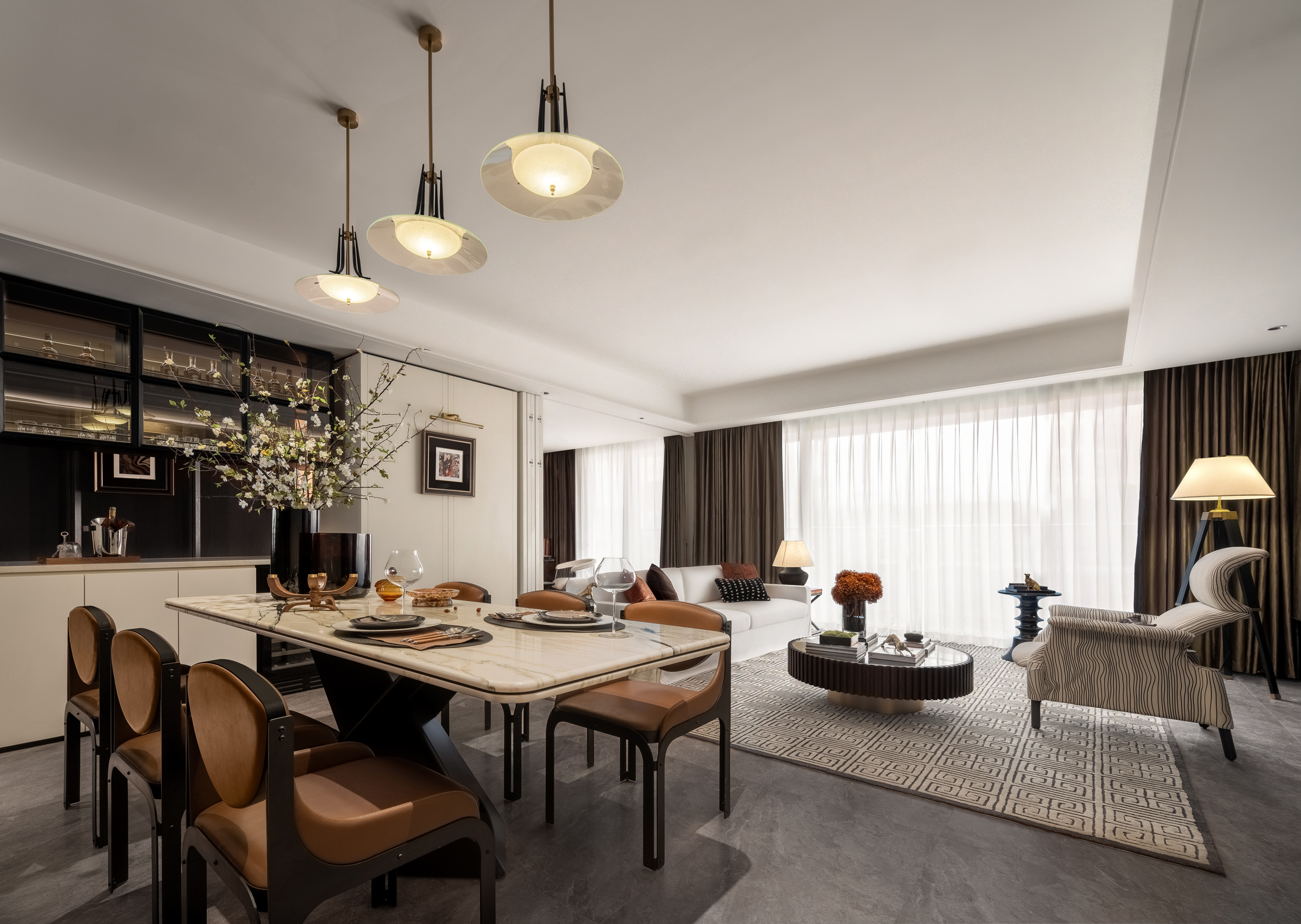 杭州万科·江斓映象府丨中国杭州丨李益中空间设计-35