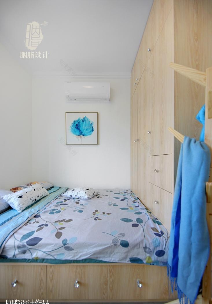 北欧风家装设计,原木元素与色彩搭配的清新之作-39