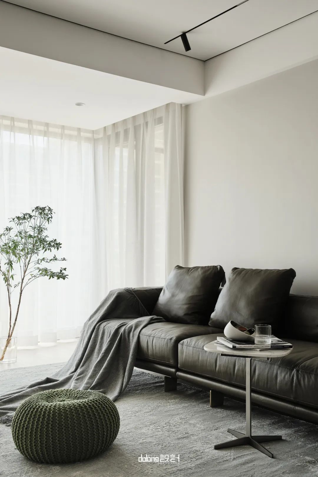 纯净与质感的现代简约私宅设计丨DoLong董龍设计-24