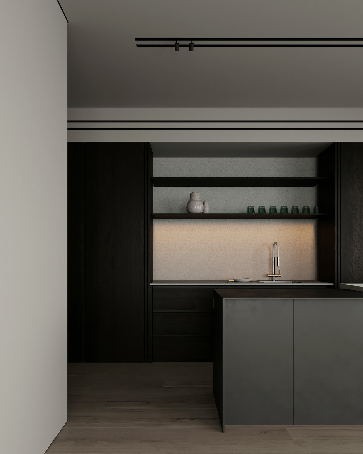 高级灰色系住宅设计 既精致又有设计感！-5