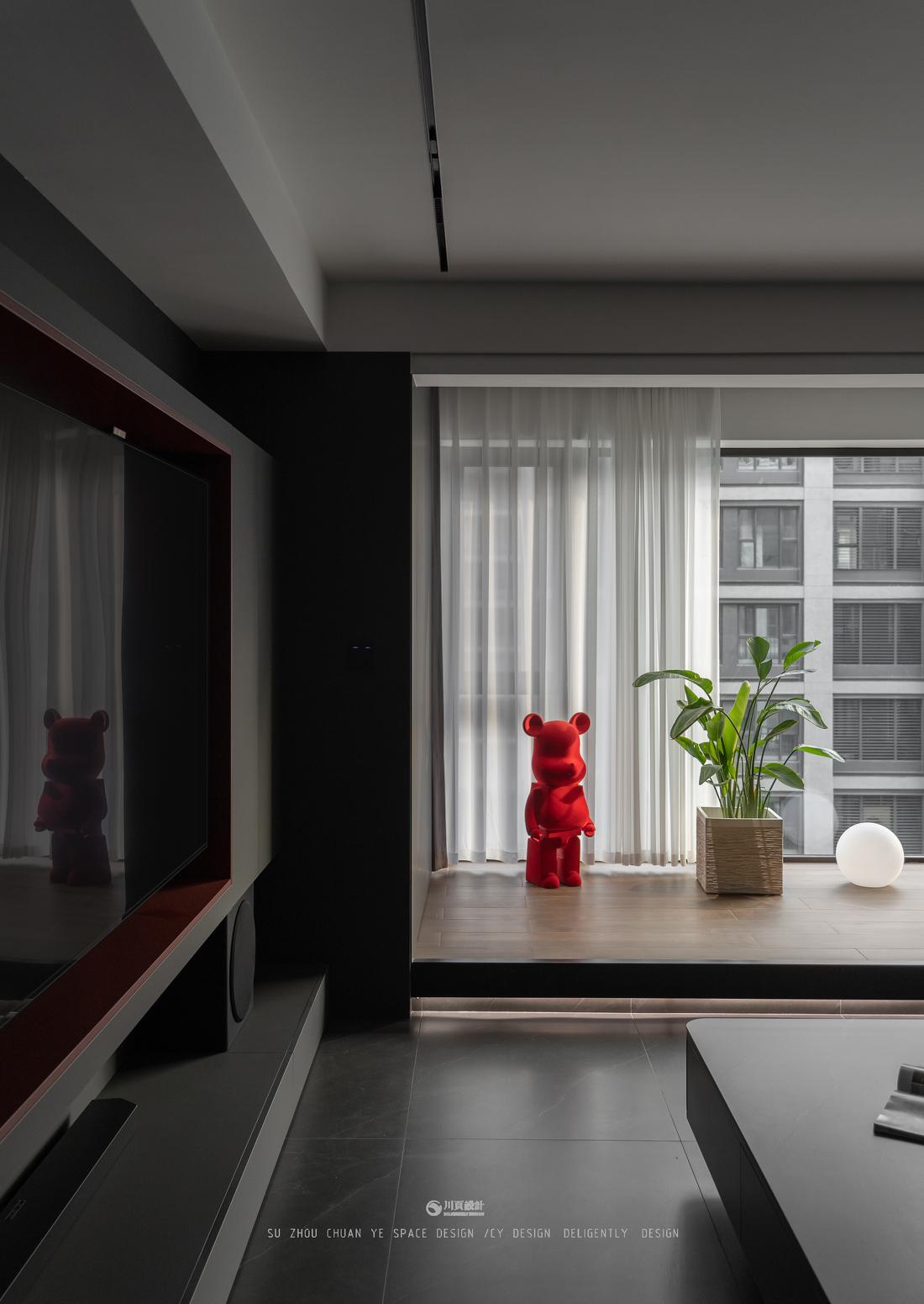 暗黑系精装房 · 现代简约的优雅与神秘-28