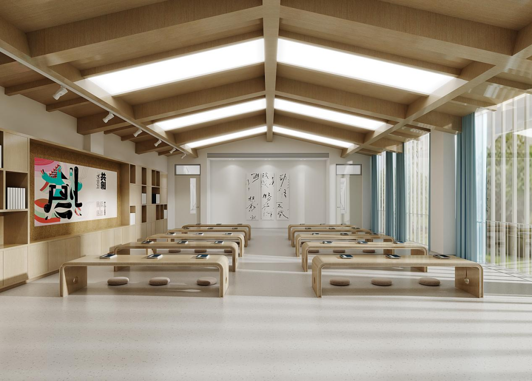 宁波杭州湾世界外国语学校室内装修设计项目丨中国宁波丨上海霍尼建筑设计事务所-29