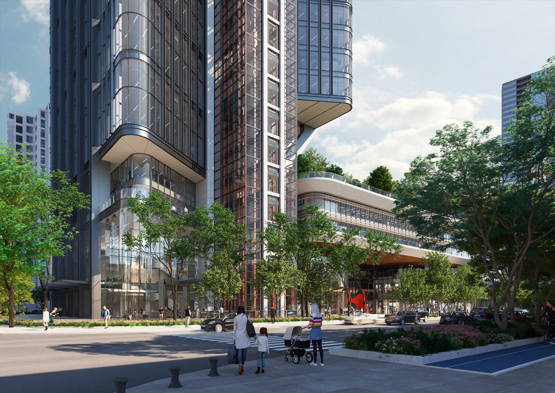 RSHP 设计深圳创新服务中心大楼,开放迎宾,绿色可持续-11