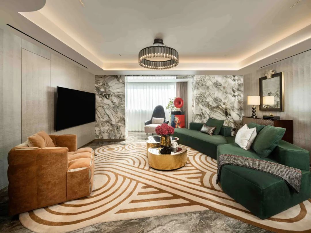 魅无界设计｜摩登海派大平层：个性与艺术的生活共鸣-14