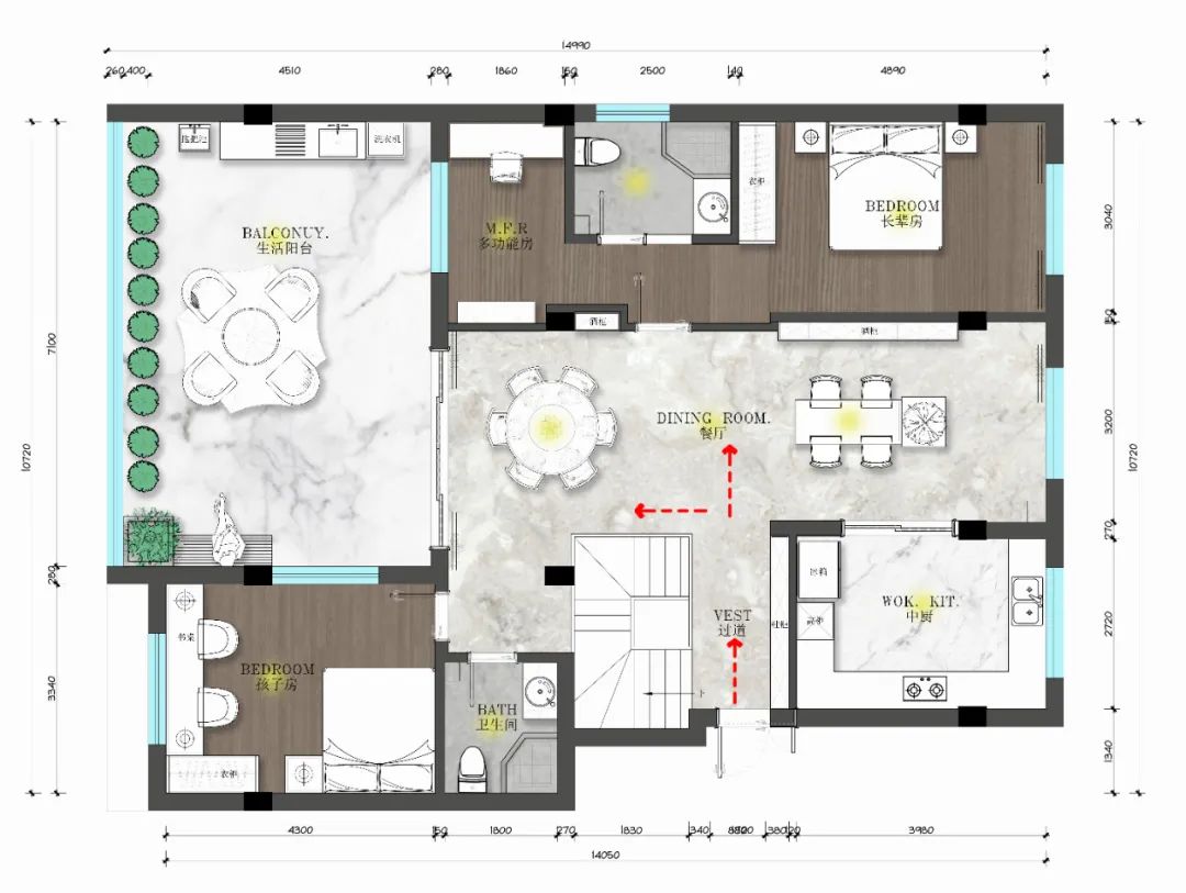 色彩灵动的现代空间 · 义乌住宅项目丨大有设计团队-30