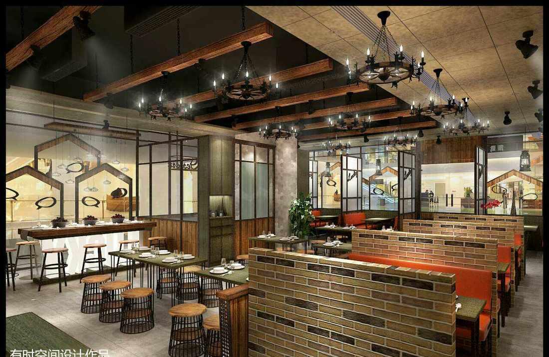 香港发记甜品大陆首家——现代工业风餐饮空间-6