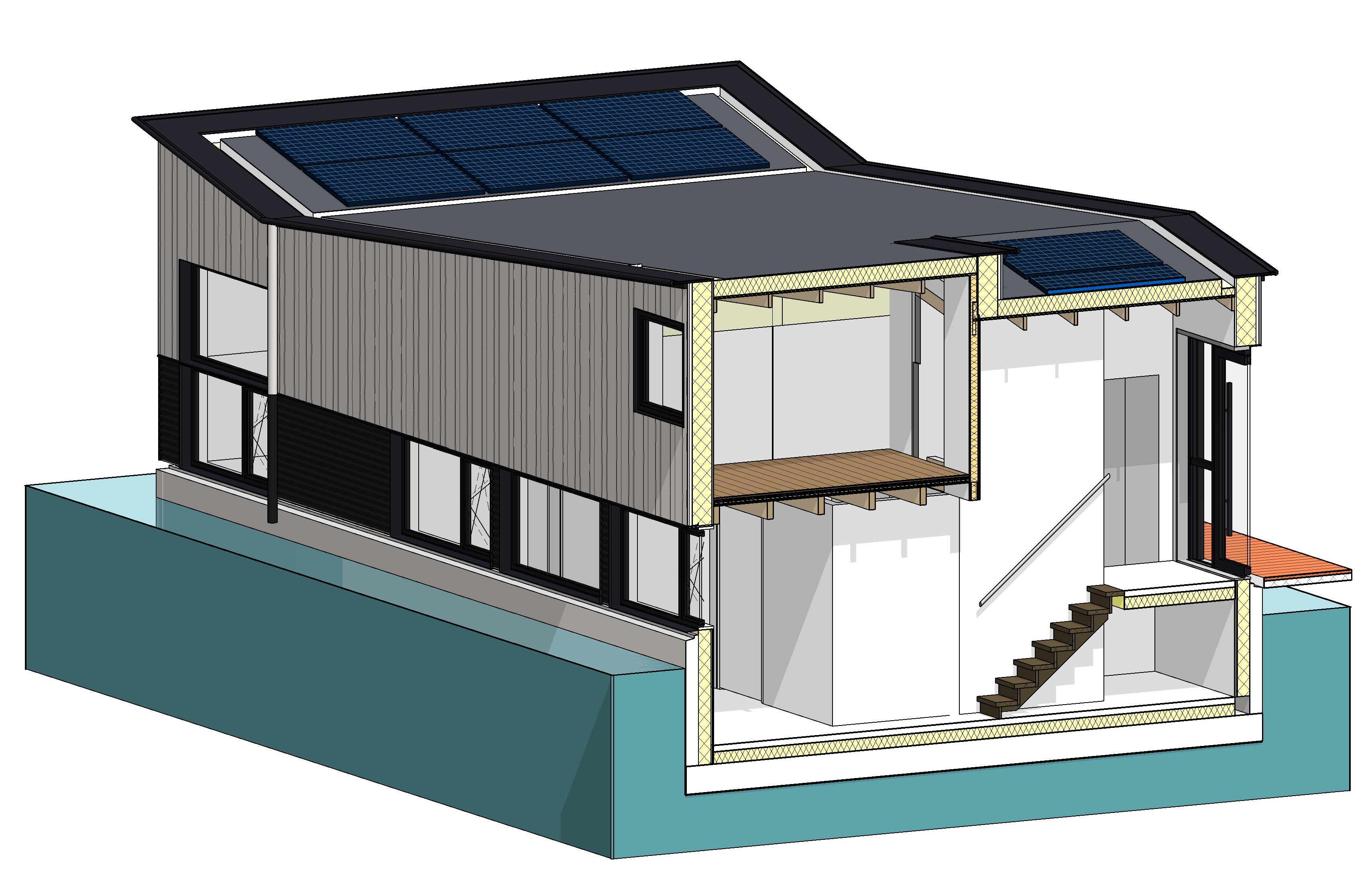 阿姆斯特丹"波"住宅 | 室内设计中的波浪元素与空间利用-23