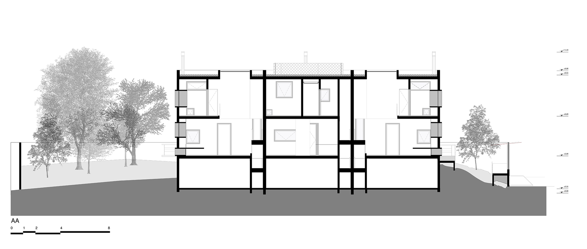 巴西立方体住宅楼 | 绿色街区的独立设计-40