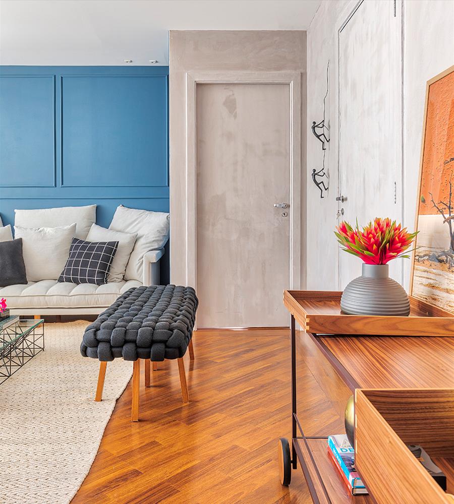 巴西 SP 公寓 | 极简与自然的完美结合-1