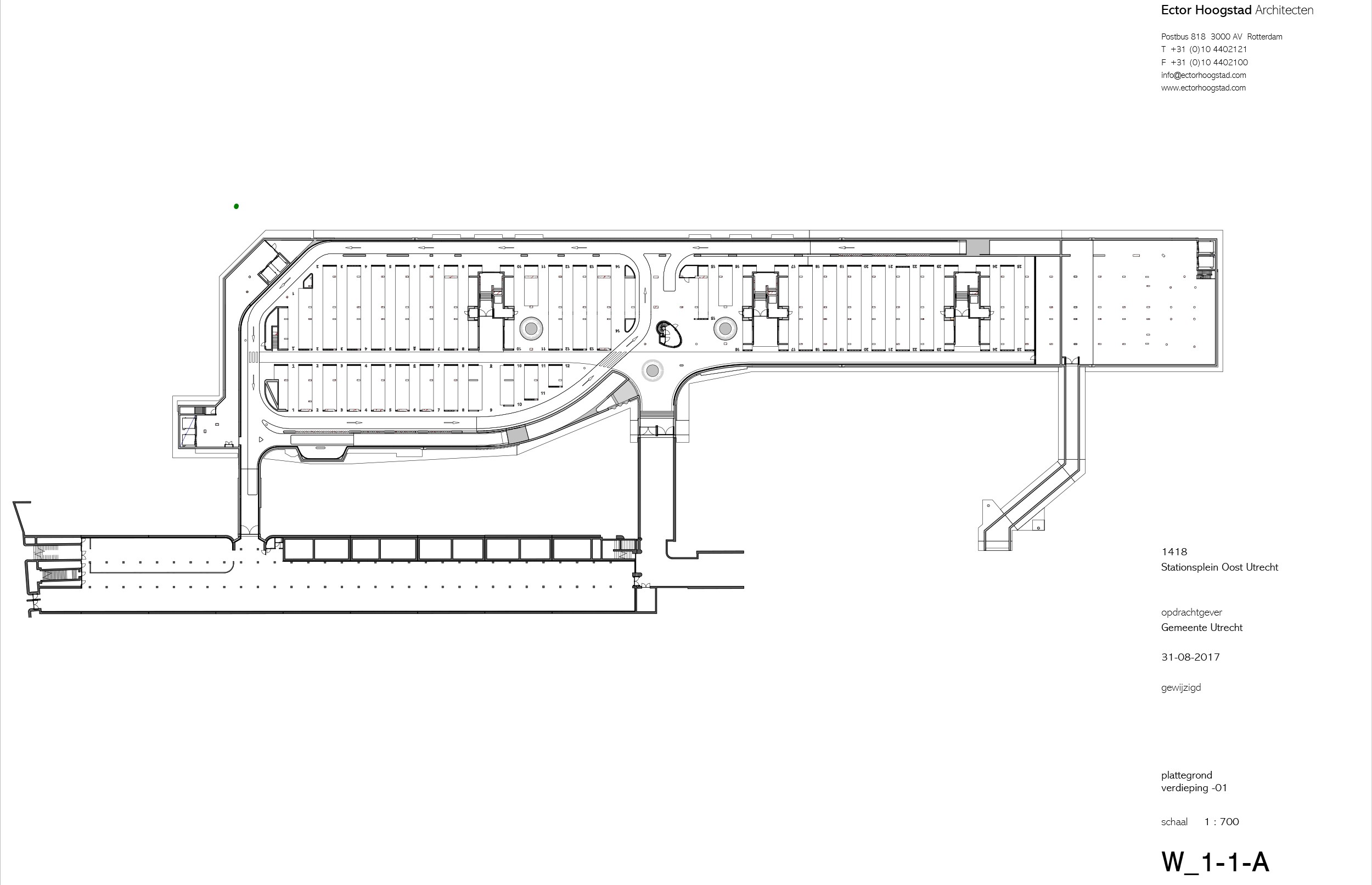 荷兰乌特勒支自行车停车场 | 世界最大规模,绿色出行新地标-54