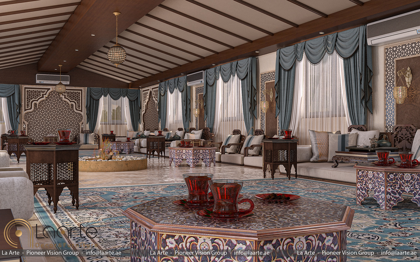 Anastasiya Gushchina丨酒店丨Arabic Islamic Tent UAE-7