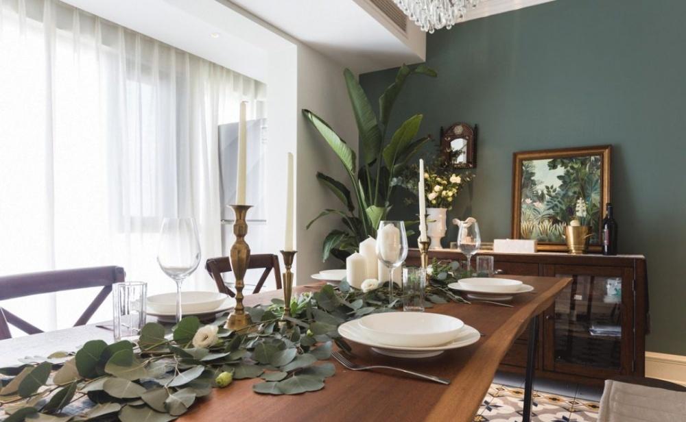 上海本墨设计丨平层丨70W打造218㎡超优雅美式乡村风大宅-62