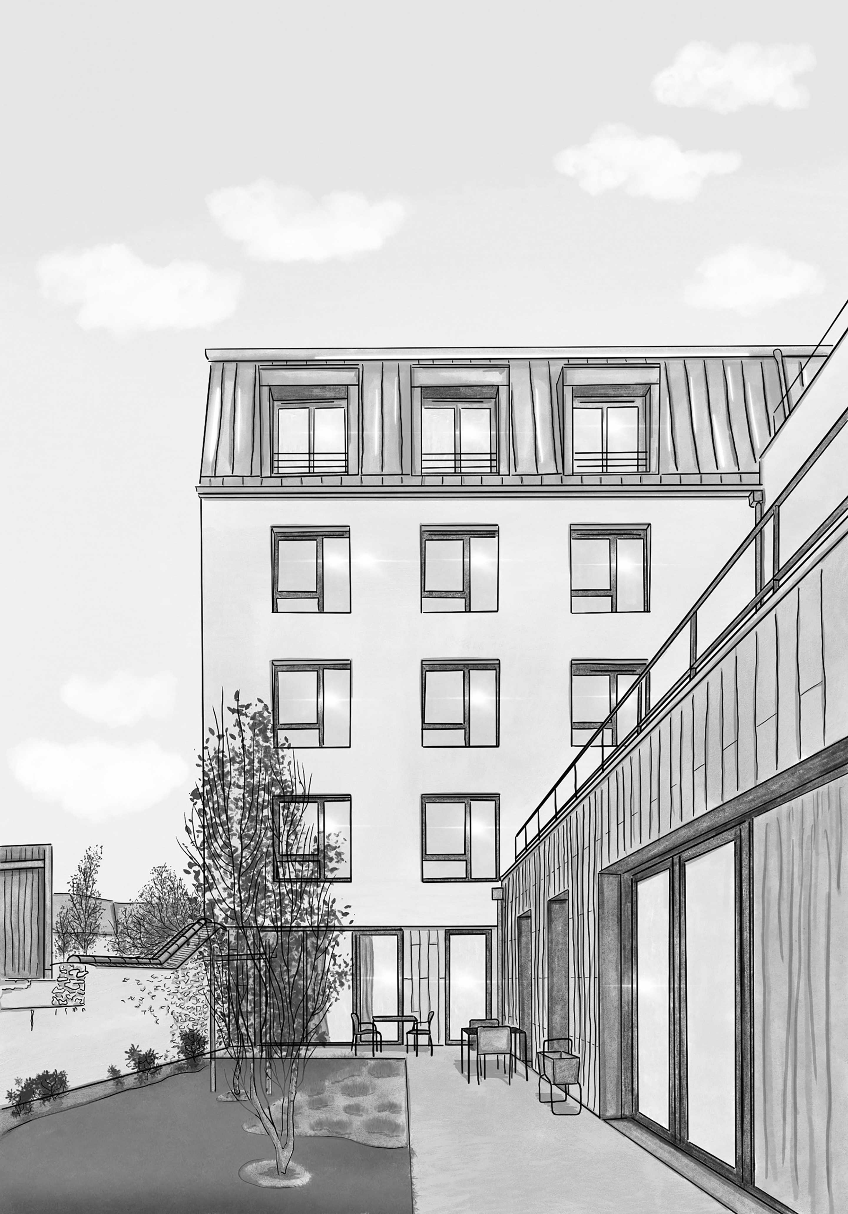 巴黎塞纳河畔养老住宅丨法国巴黎丨Palissad-20