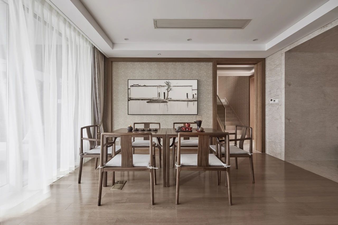 杭州和洛空间设计 | 700㎡港式别墅,精致木质栖所诠释怀旧情怀-21