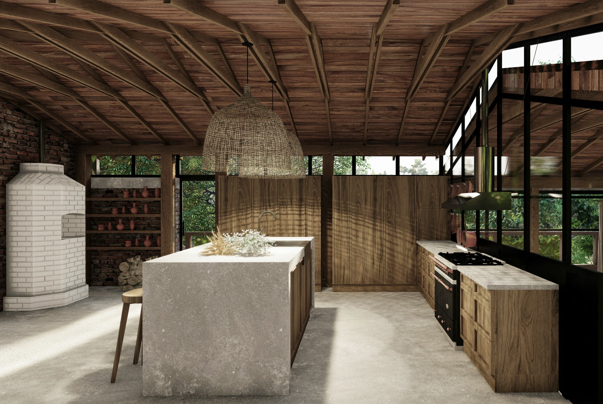 Kula  Młyn村磨坊改造为收养家庭住宅丨格但斯克美术学院室内建筑系Weronika Kuźma-37