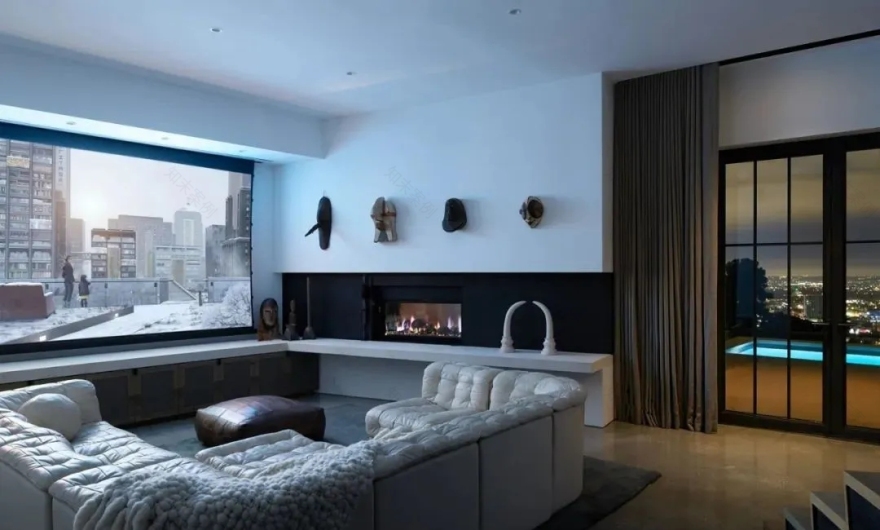 现代自然三层别墅-20