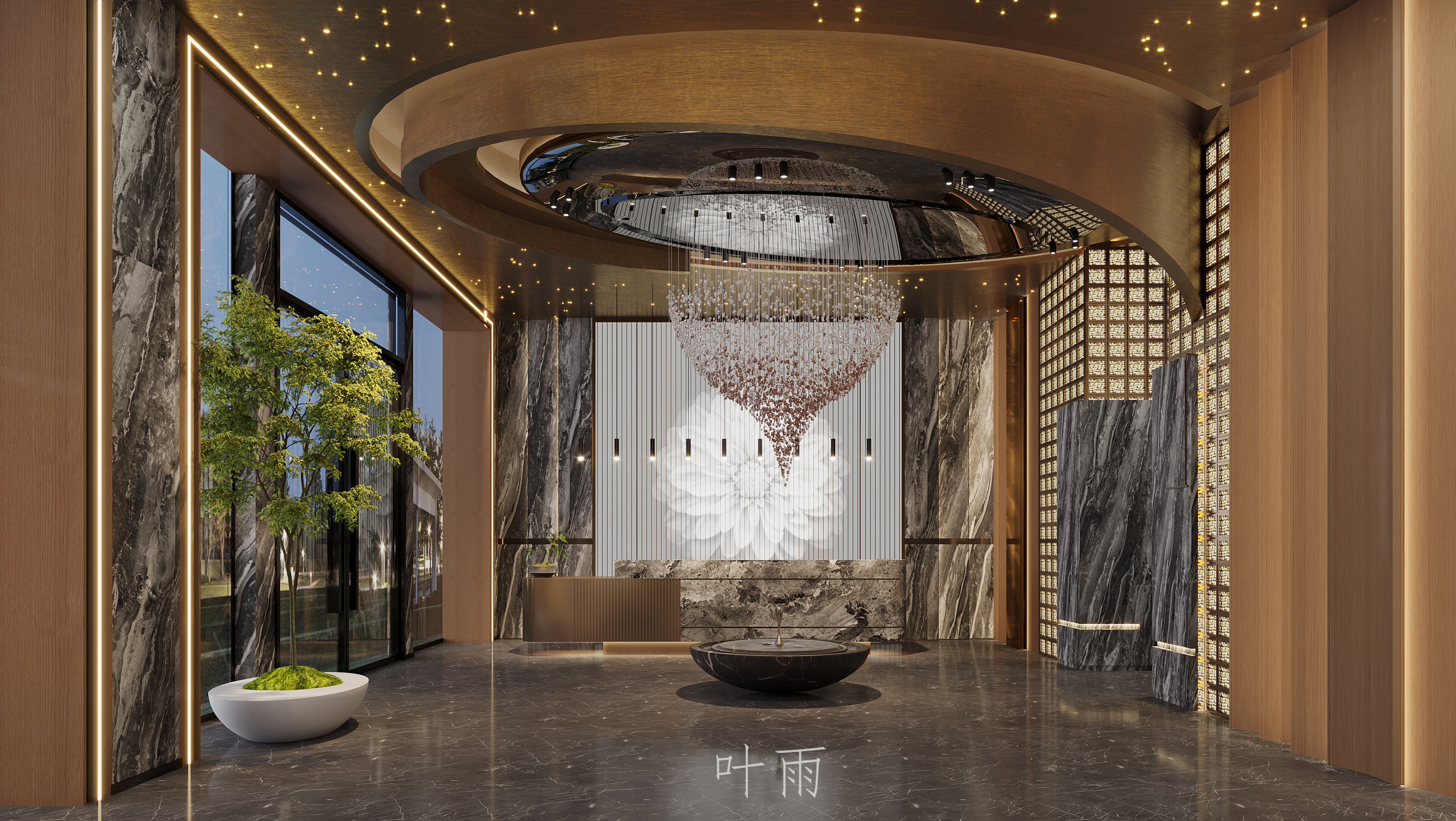 茶楼设计—好茶知时节，定心品春意-1