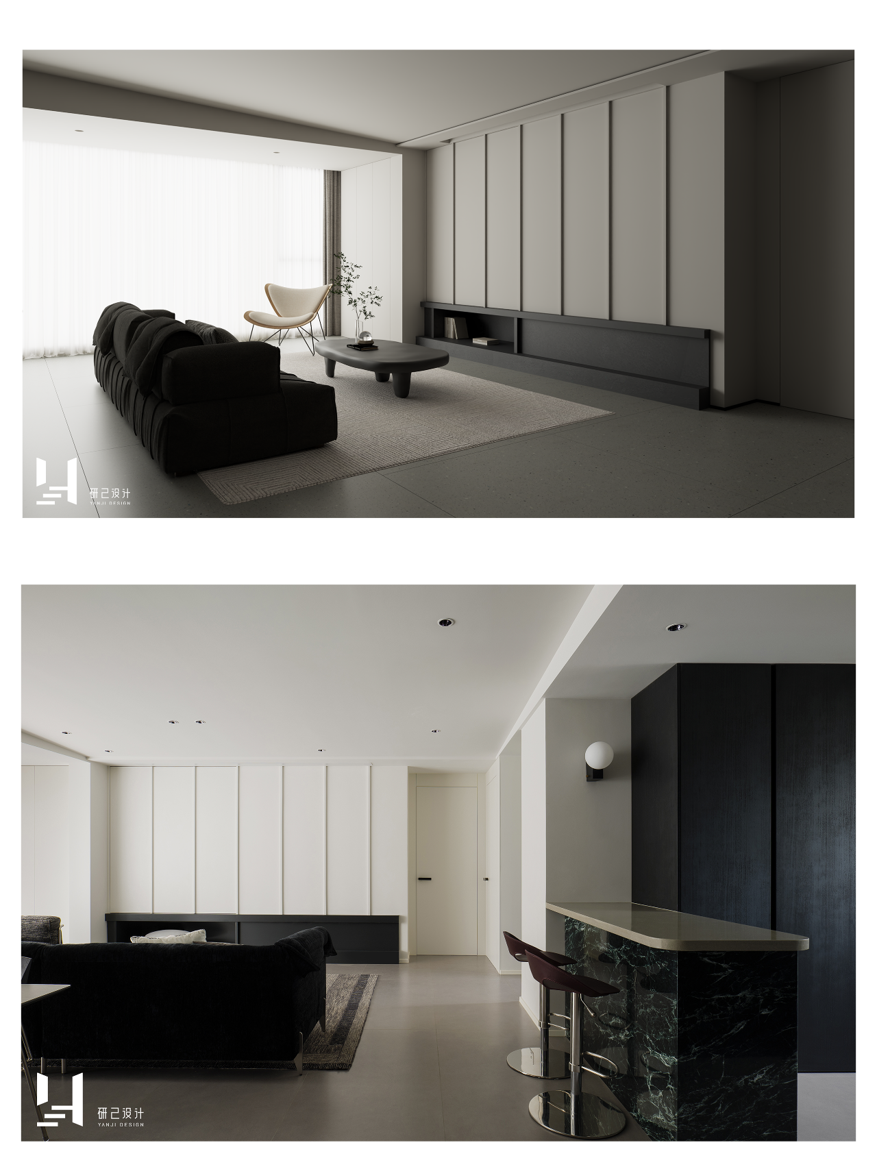 安徽芜湖国宾台142㎡ 《黑色圆舞曲》丨中国芜湖丨研己设计-66