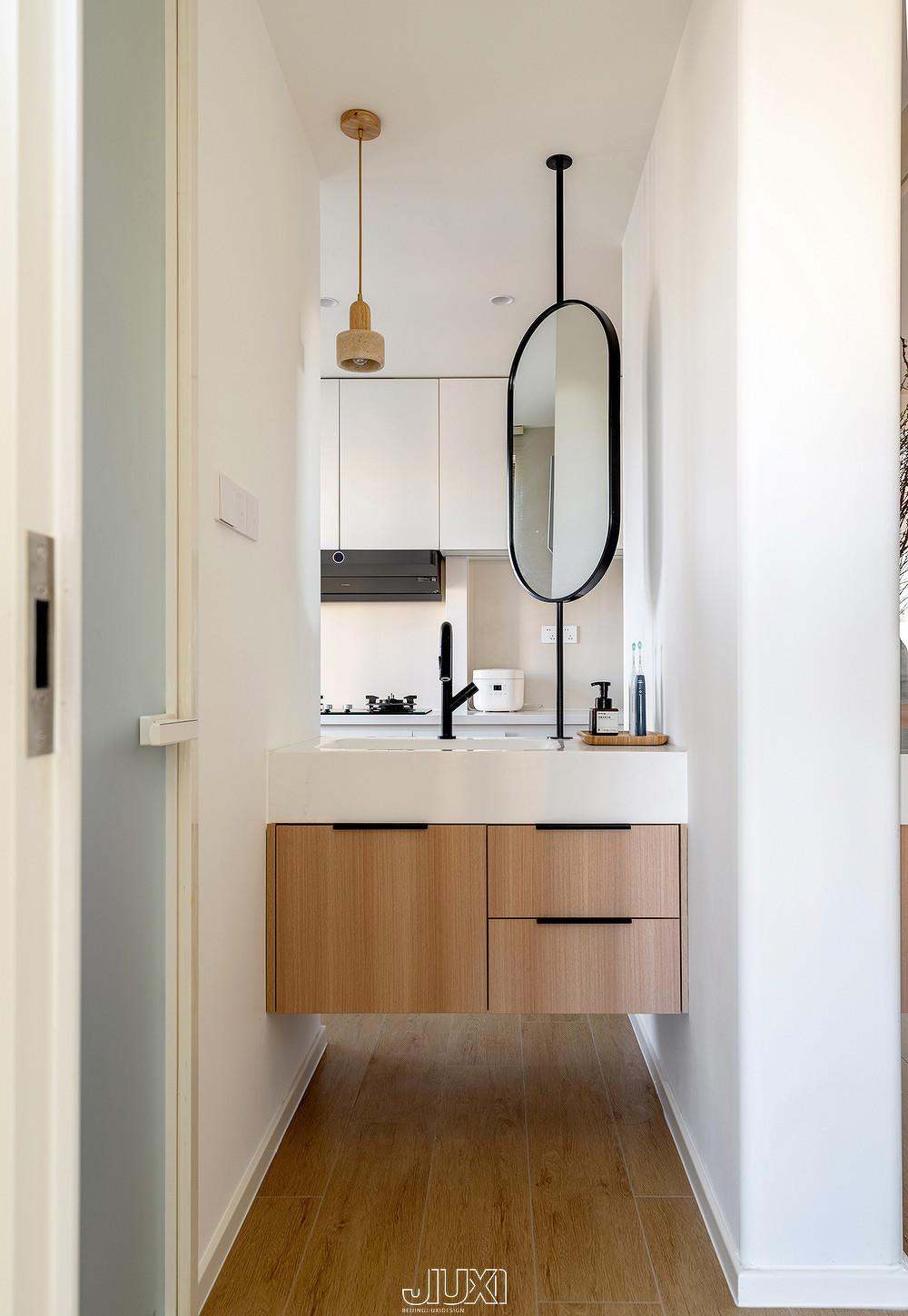 67㎡小家靠旋转电视墙，变出N种生活场景-42