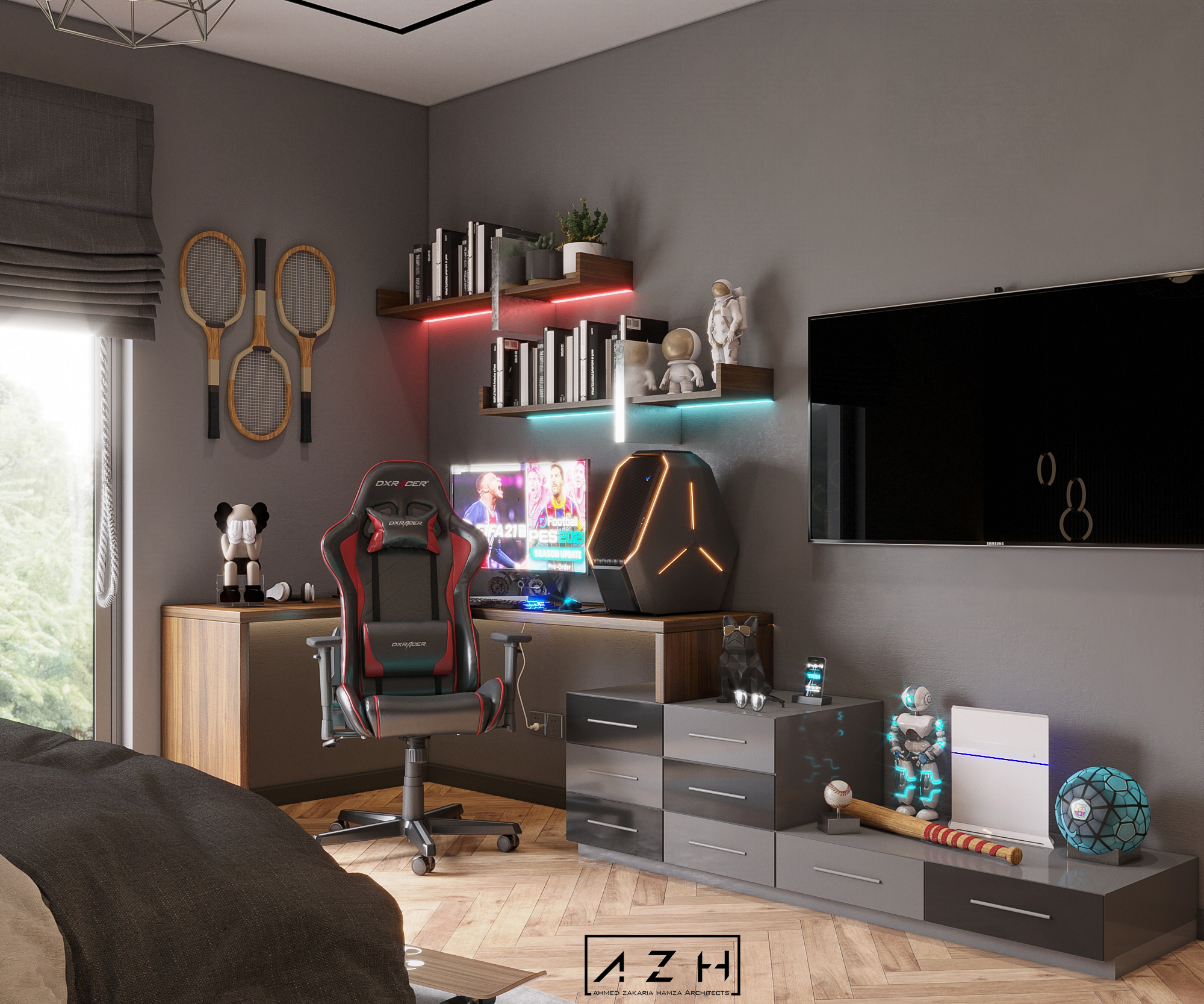 现代卧室设计丨埃及开罗丨Ahmed Zakaria Hamza-13