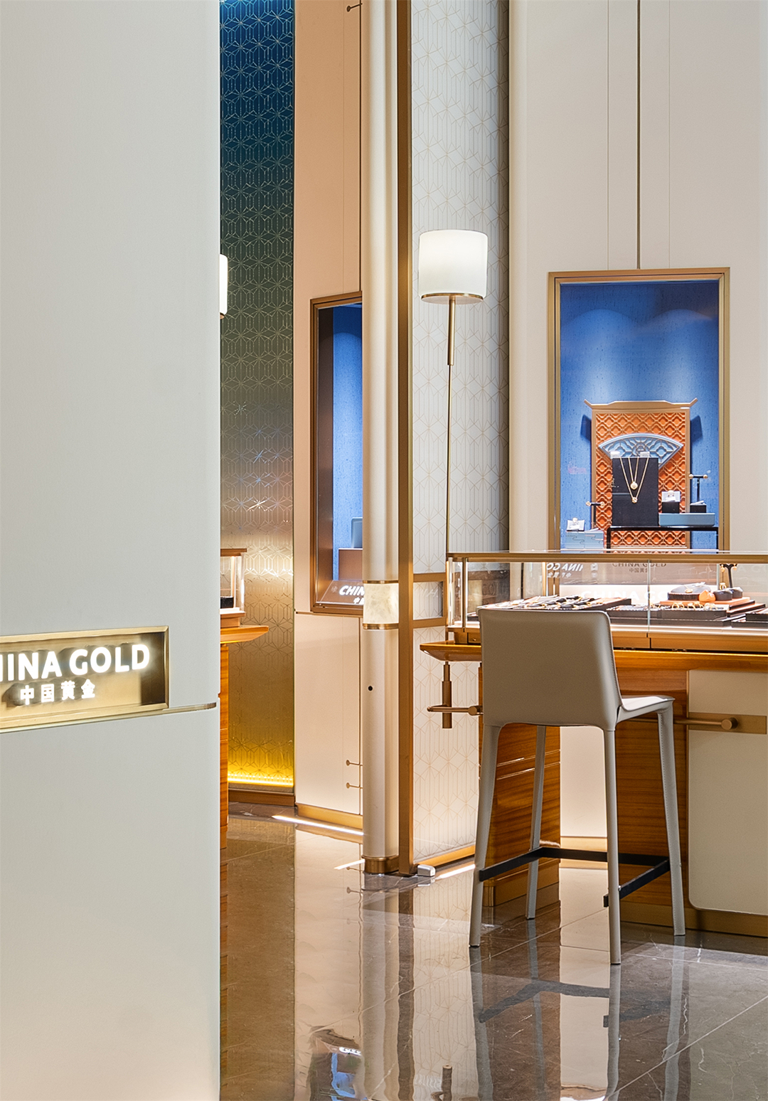 中国黄金国际旗舰店丨中国山西丨佰第设计-23